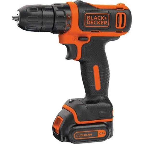 Black and Decker BDCDD12K1B-QW akkus fúrócsavarozó kit