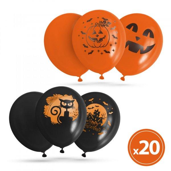 Halloween-i lufi szett - 6 féle - 20 db / csomag (58140)