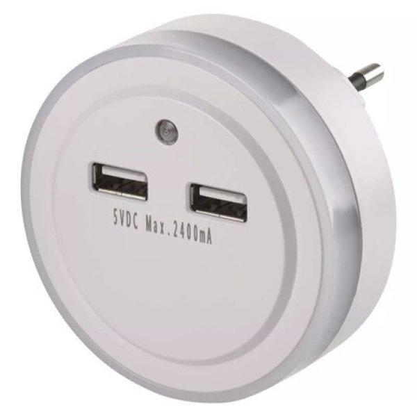 Emos P3313 led éjjeli fény + 2x usb