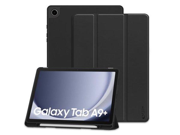 Samsung X210/X215/X216 Galaxy Tab A9+ 11.0 tablet tok (Smart Case) on/off
funkcióval, Pencil tartóval - Tech-Protect - fekete (ECO csomagolás)