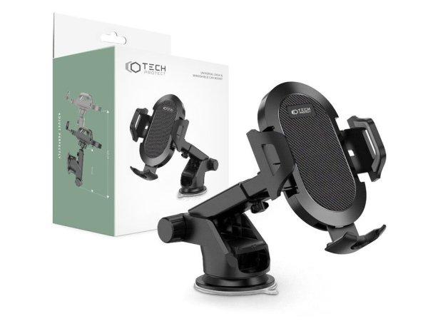 Univerzális műszerfalra/szélvédőre helyezhető PDA/GSM autós tartó -
Tech-Protect Universal Dash and Windshield Car Mount - fekete