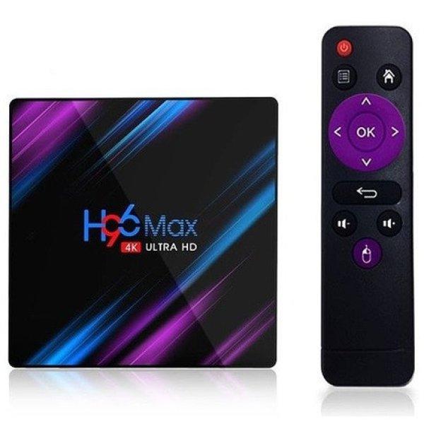 H96 H96MAX64 h96 max android tv okosító box 4/64gb