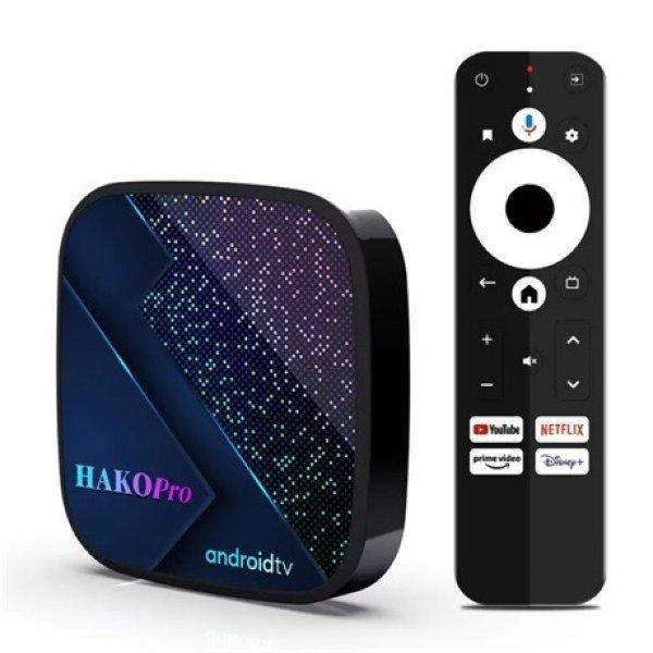 Hako PRO 2/16GB android 11 tv box google certfied netflix 4k hbo max disney+