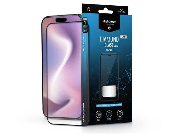 Apple iPhone 16 Pro edzett üveg képernyővédő fólia - MyScreen Protector
Diamond Glass Lite Edge2.5D Full Glue - fekete