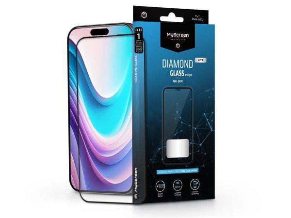 Apple iPhone 16 Plus edzett üveg képernyővédő fólia - MyScreen Protector
DiamondGlass Lite Edge2.5D Full Glue - fekete