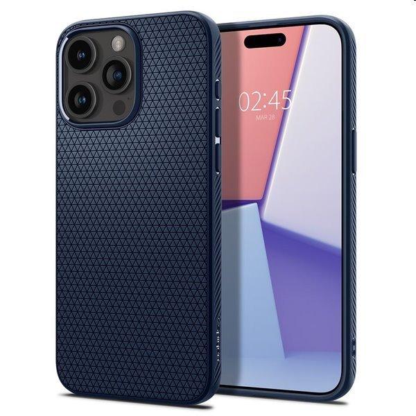 Spigen Liquid Air tok Apple iPhone 15 Pro számára, navy kék