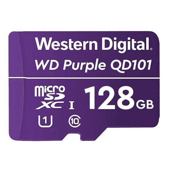 WD Purple 128GB QD101, Class 10 UHS-1 microSDXC memóriakártya