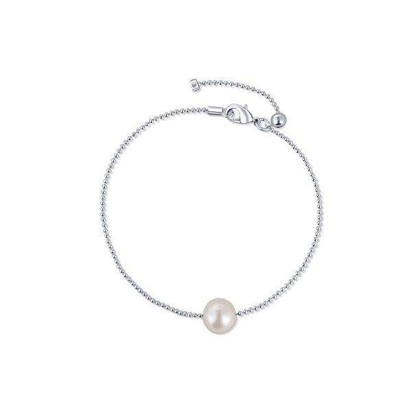 JwL Luxury Pearls Acél karkötő valódi gyönggyel JL0712