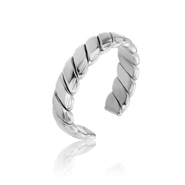 Marc Malone Nyitott acél gyűrű Morgan Silver Ring MCJ.R1025