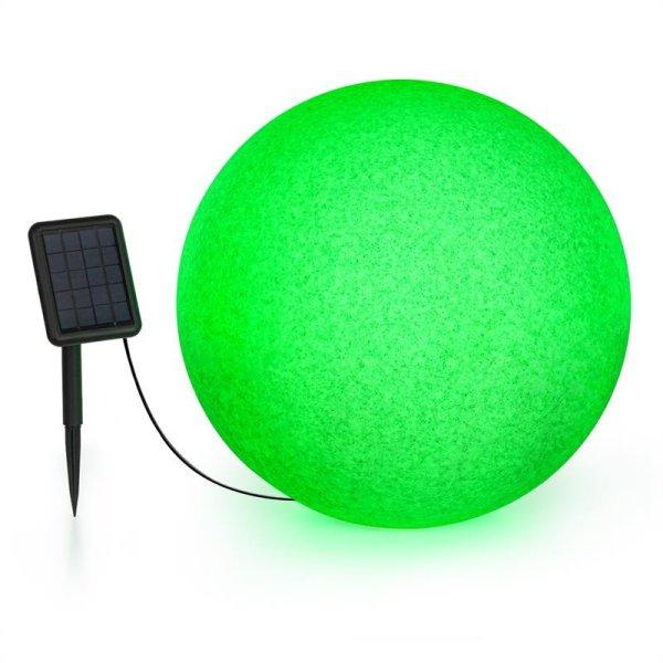 Blumfeldt Shinestone Solar 50, gömblámpa, napelem, Ø 50 cm, RGB-LED, IP68,
akkumulátor