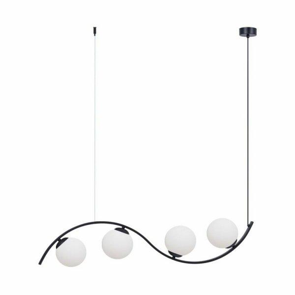 Zuma Line Pendant WAVE 5014 4xE14 black/white