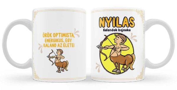 Horoszkópos bögre, Nyilas