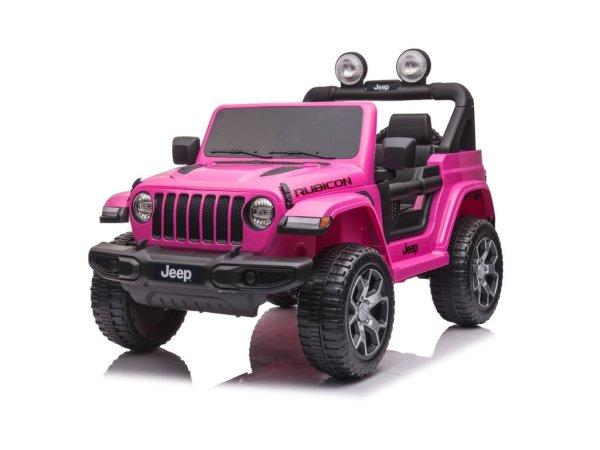 Gyermek elektromos autó Baby Mix Jeep Wrangler Rubicon rózsaszín