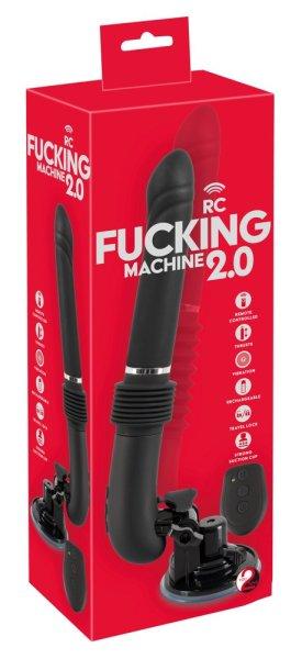 You2Toys RC Fucking Machine 2.0 - akkus lökő vibrátor (fekete)