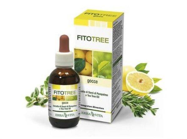 Natur Tanya® E. FitoTree Baktériumölő, fertőtlenítő grapefruit, teafa,
rozmaring és kakukkfű olaj - Külsőleg/Belsőleg! 30 ml