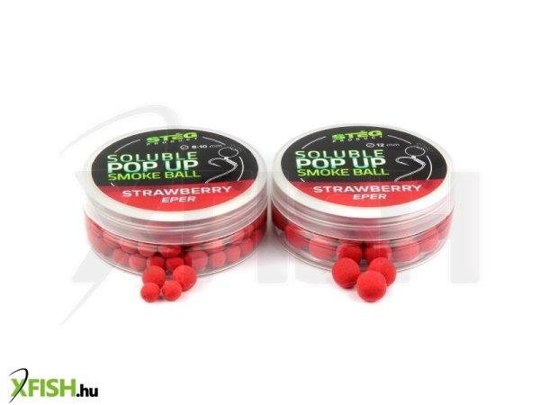 Stég Product Soluble Pop Up Smoke Ball Csali Strawberry Eper 12 mm 25 G