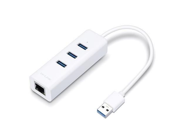 USB elosztó-HUB és ethernet átalakító, 3 port, USB 3.0, TP-Link
"UE330"