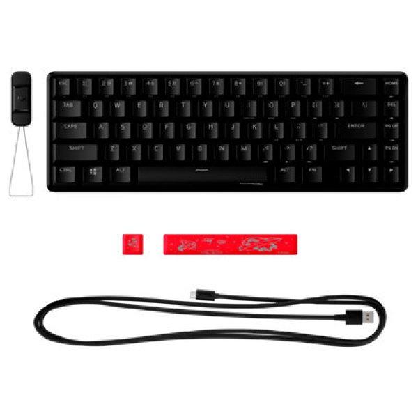 HP HYPERX Vezetékes Billentyűzet Alloy Origins 65 RGB Red - Mechanical Gaming
Keyboard US, HKBO1T-RD-US/N