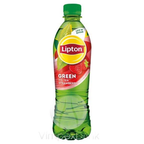 Lipton Ice T.Zöld Eper 0,5l PET DRS