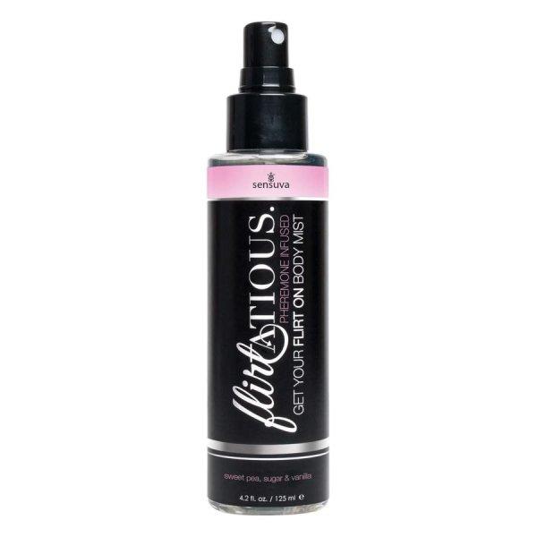 Sensuva Flirtatious - feromon testpermet - vanília-bükköny (125ml)