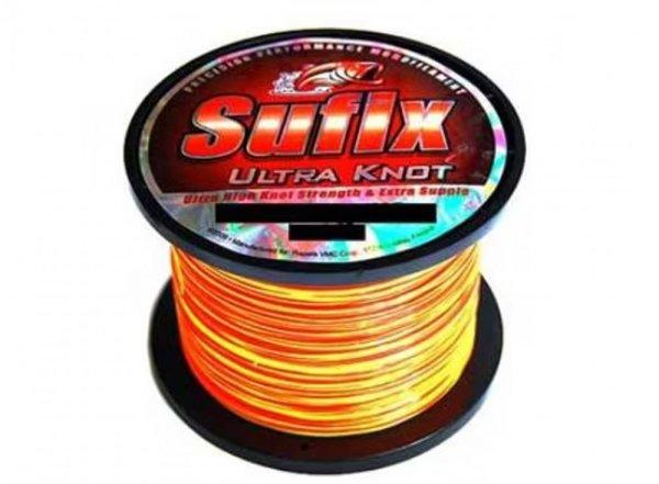 Sufix Ultra Knot Orange-Yellow prémium zsinór 0,355mm 890m New