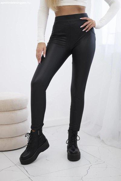 Push-up leggings eko-bőrből TR1878 fekete modell