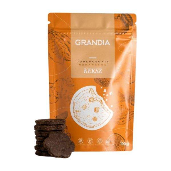 Grandia duplacsokis narancsos keksz 100 g