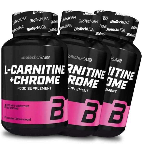 Biotech L-Carnitine + Chrome Triopack