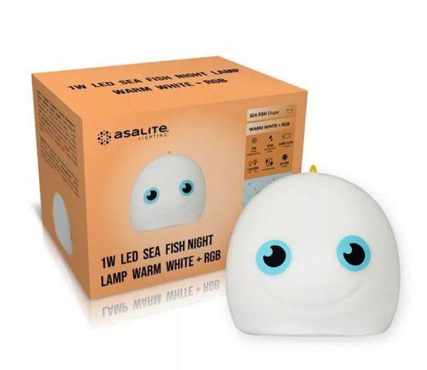 Asalite LED Éjjeli Lámpa Halacska 1W