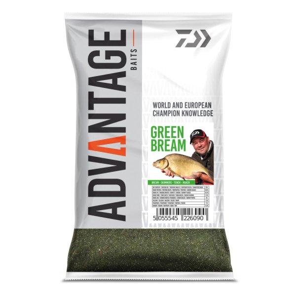 Daiwa Advantage Baits Feeder Fishing Groundbait Green Bream 1kg etetőanyag
(13300-001) Keszeg