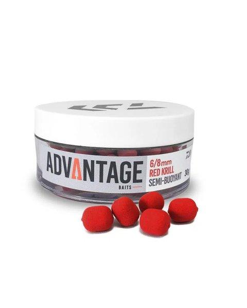 Daiwa Advantage Baits Semi Buoyant 6/8mm 30g Hookbait Red Krill (13300-106)