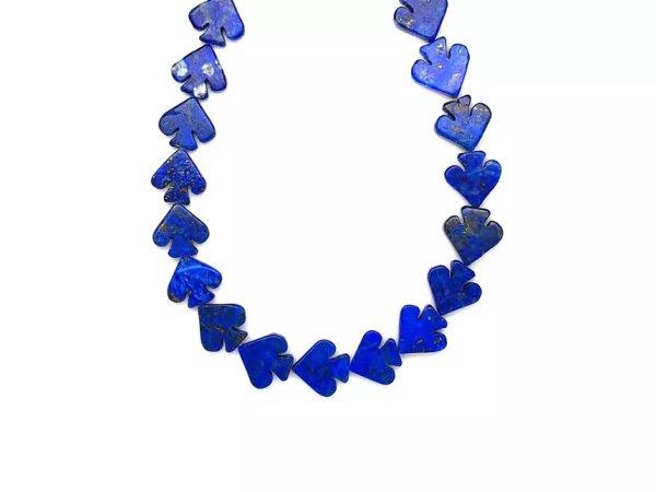 Lapis lazuli pikk 13x12-13mm