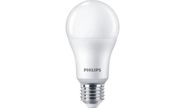 LED izzó, E27,gömb, 13W, 1521lm, 230V, 2700K, A60, PHILIPS "CorePro"