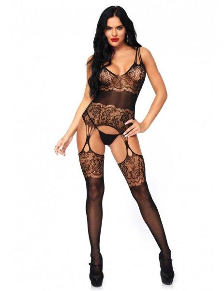 LEG AVENUE Strappy Rose body