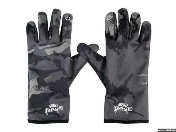 Rage Thermal Camo Gloves Thermo Kesztyű L