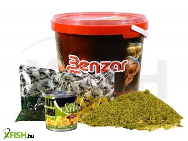 Benzar Instant Groundbait Mix Vödrös Etetőanyagos Szett Amur 3000g