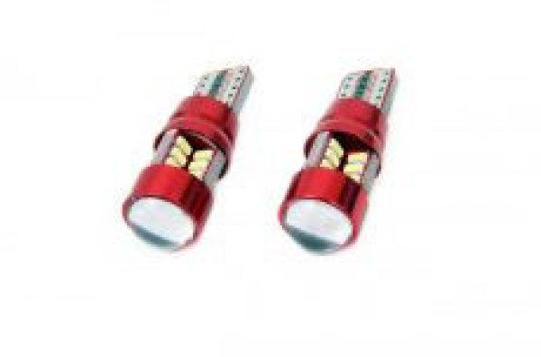 Led Canbus 27Smd T10E (W5W) White 12V/24V 01446