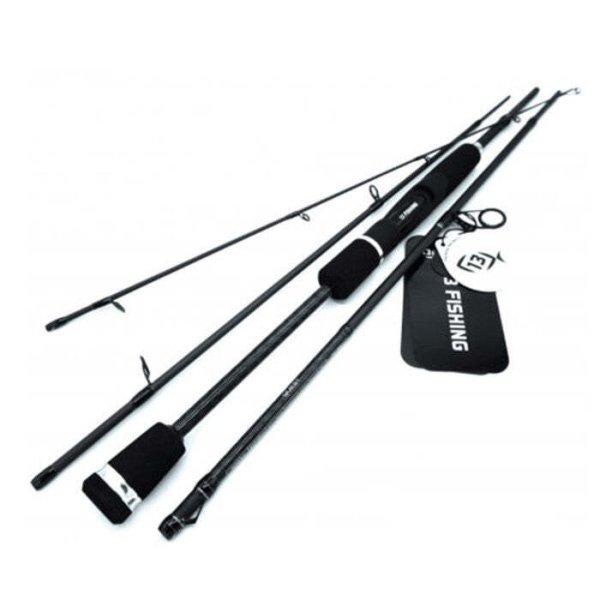 13Fishing Fate Travel Rod 8'0" Medium 2,44m 15-40g 4r utazó pergető
bot (FQS80MH4)