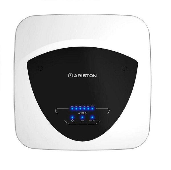 Ariston ANDRIS ELITE 15U/5 EU, 15 l-es villanybojler, mosogató alá
szerelhető, titánium bevonat, LCD kijelző