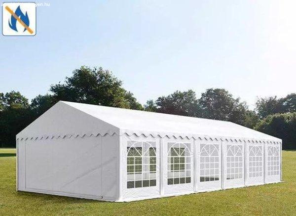 Professzionális rendezvénysátor parti sátor 5x12m, ponyva  tűzálló PVC
fehér