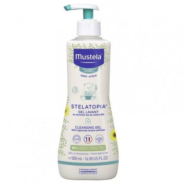 Mustela Gyermek tusfürdő rendkívül száraz bőrre
Stelatopia (Cleansing Gel) 500 ml