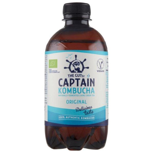 Captain bio kombucha élőflórás ital original 400 ml