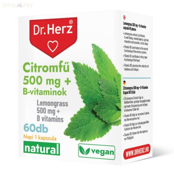 DR.HERZ CITROMFŰ+B-VITAMIN KAPSZULA 60DB