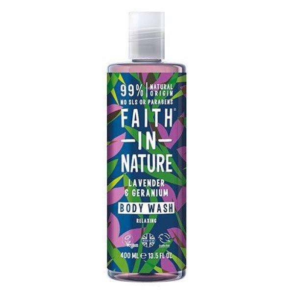 FAITH IN NATURE TUSFÜRDŐ LEVENDULA 400ML