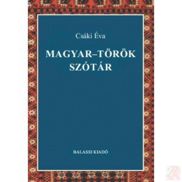 MAGYAR-TÖRÖK SZÓTÁR