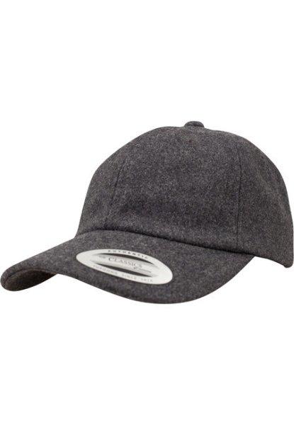 Urban Classics Low Profile Melton Wool Dad Cap darkgrey