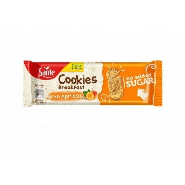 Sante cookies breakfast hozzáadott cukor nélkül barackos 50 g