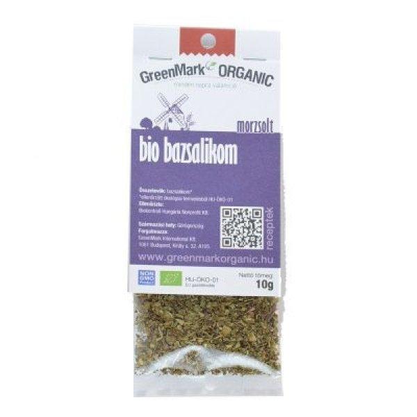 Greenmark bio bazsalikom morzsolt 10 g