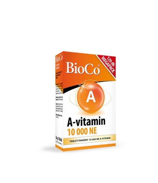 BIOCO A-VITAMIN 10000MG MEGAPACK TABL.