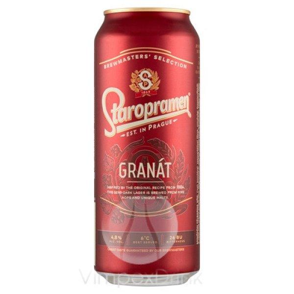 Staropramen Granat DOB 0,5l 4,8% - DRS